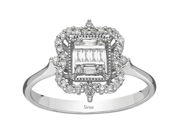 Baguette Diamant Australis Ring